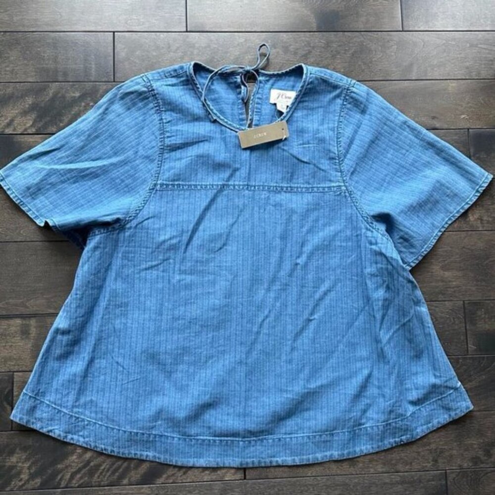 J.Crew Soft Denim Top - new with tags